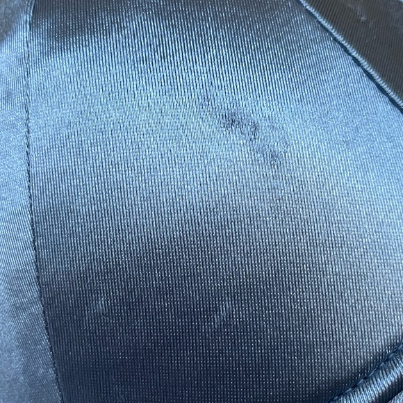 City Lux Satin Blue Bodycon Dress - Picture 9 of 17